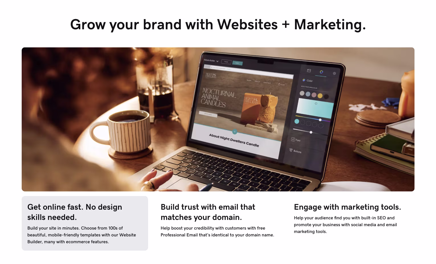 GoDaddy screenshot