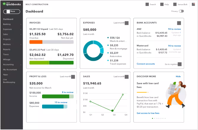 QuickBooks screenshot