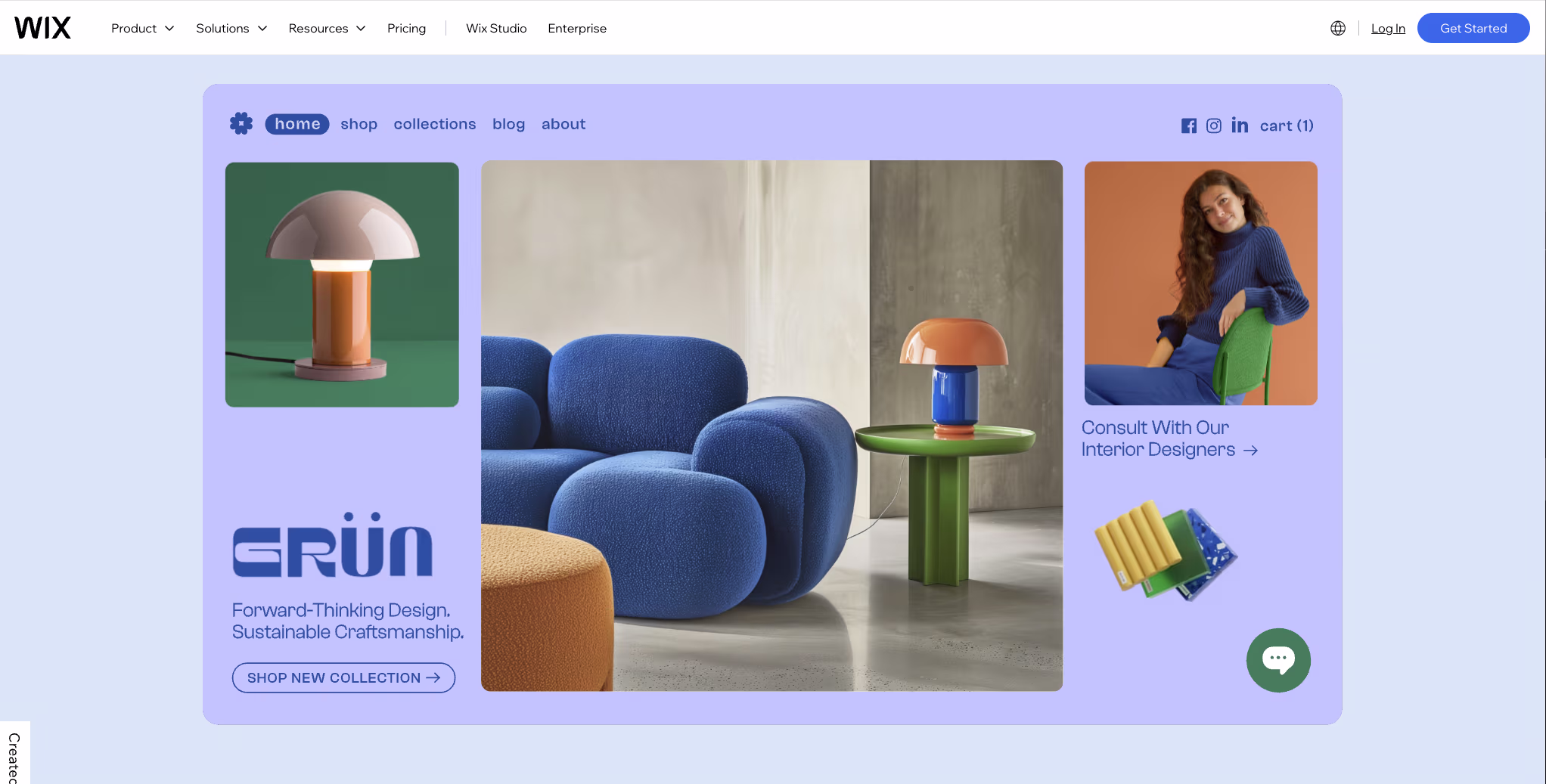 Wix screenshot